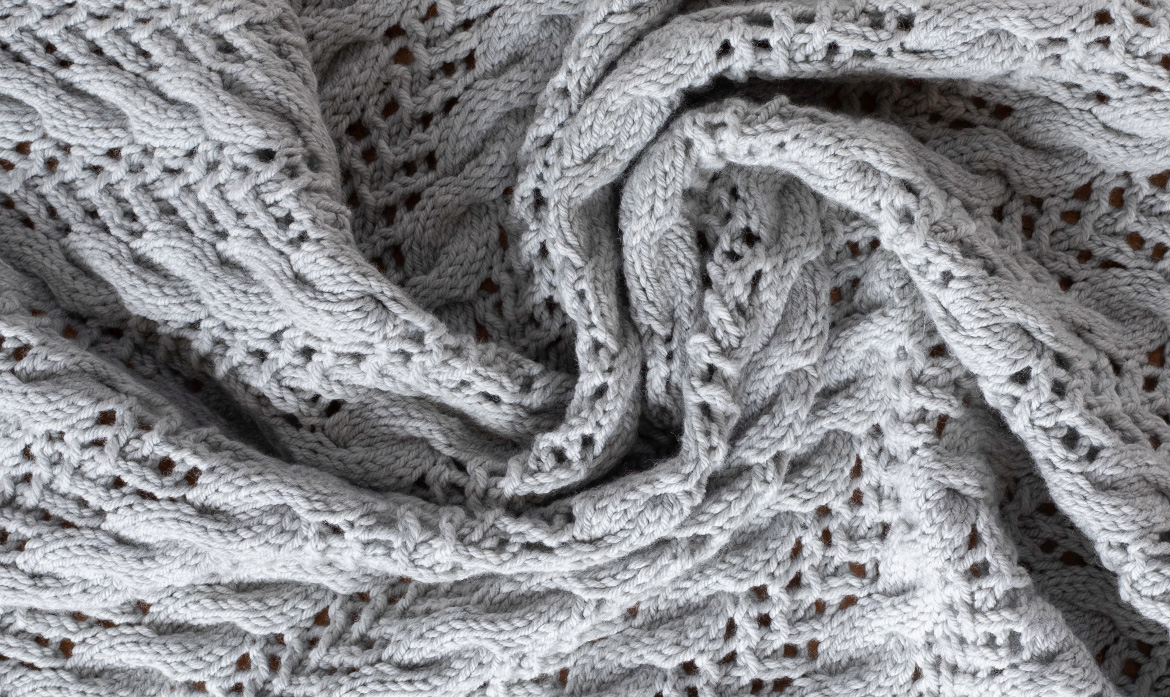 Autumn 2025 blanket knit cable pattern toft